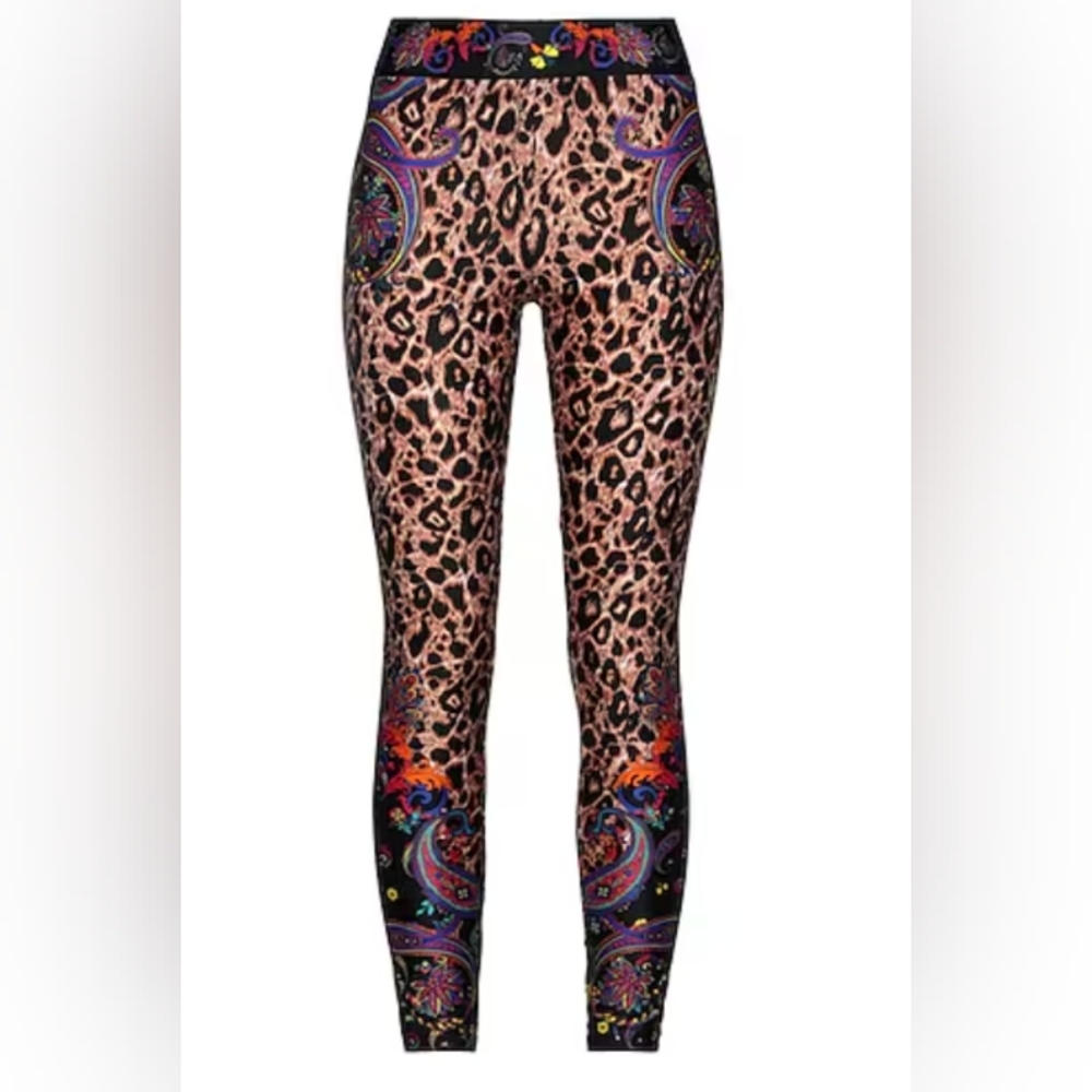 🦋Versace Jeans Couture Leopard Paisley Leggings